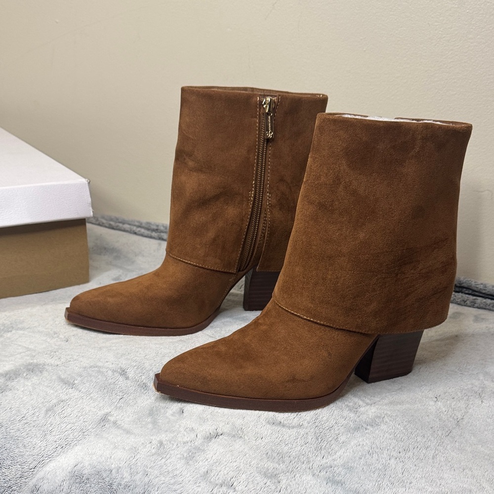Jessica Simpson Lerra Tobacco Brown Boots - Size 6.5 - Picture 4 of 11